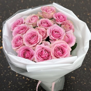 Букет из 15 пудровых роз (70 см) в Дедовске