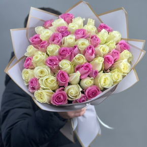 Букет из 51 розы микс  (40 см) в Дедовске