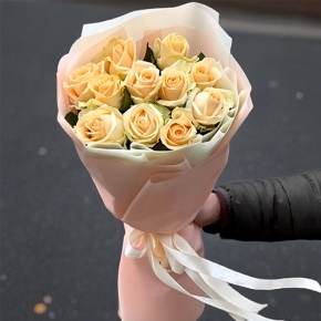 Букет из 11 роз Пич Аваланж (60 см) в Дедовске