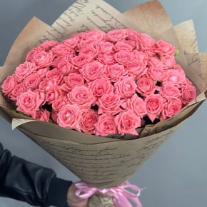 Букет из 15 кустовых коралловых роз (60 см) в Дедовске