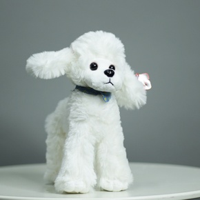 Плюшевый пудель белый (25 см) в Дедовске