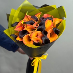 Букет "Карамель" из 29 калл в Дедовске