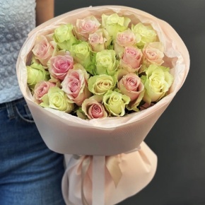Букет из 21 нежной розы (40 см) в Дедовске