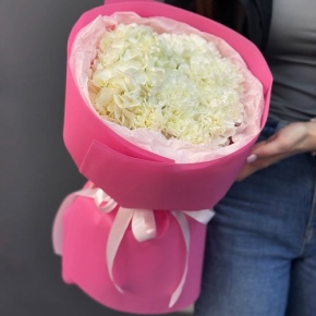 Букет "Гламур" из гортензии и диантусов в Дедовске