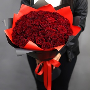 Букет из 51 красной розы (50 см) в Дедовске