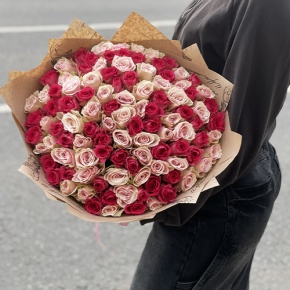 Букет "Амурный" из 101 розы (40 см) в Дедовске