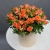 Композиция в шляпной коробке из оранжевых кустовых роз в Дедовске Композиция в шляпной коробке из оранжевых кустовых роз в Дедовске
