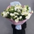 Букет "Изысканность" из 31 белой эустомы в Дедовске Букет "Изысканность" из 31 белой эустомы в Дедовске