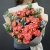 Букет "Фортуна" из коралловых роз и оксипеталума в Дедовске Букет "Фортуна" из коралловых роз и оксипеталума в Дедовске