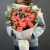 Букет "Фортуна" из коралловых роз и оксипеталума в Дедовске Букет "Фортуна" из коралловых роз и оксипеталума в Дедовске