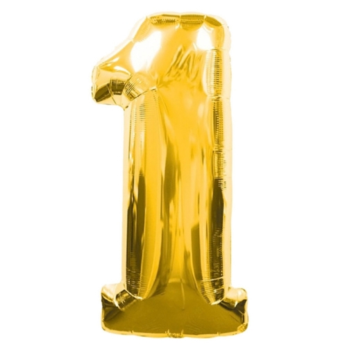 Шар гелиевый цифра 1 (40х102 см) в Дедовске