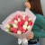 Букет из 25 кораллово-белых тюльпанов в Дедовске